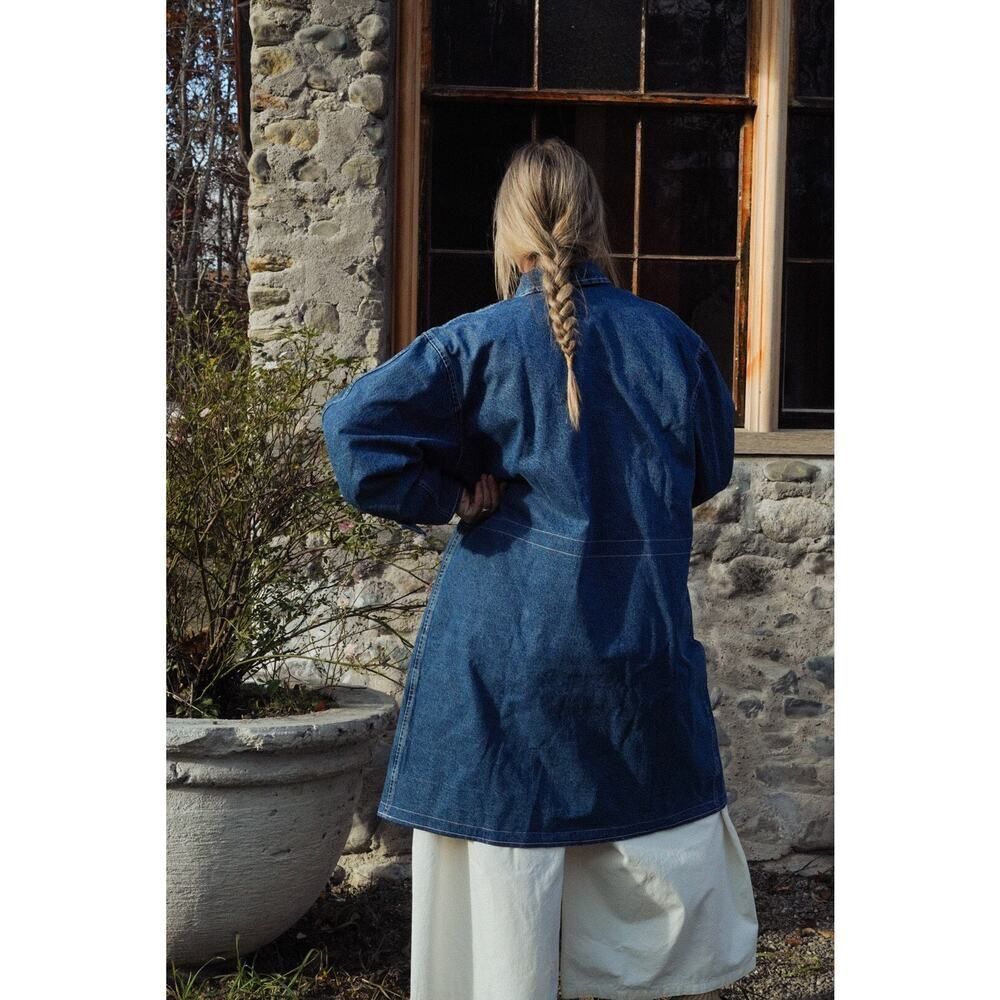 Rudy Jude Adult Denim Trench Coat Small — image 3 of 6